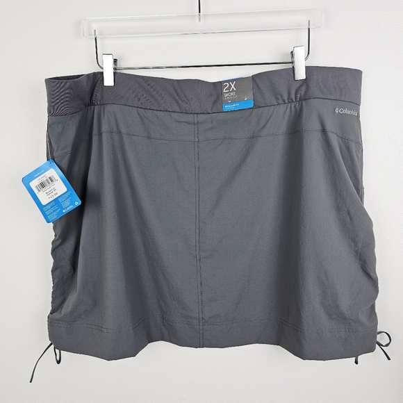Columbia Gray Anytime Casual Skort NWT UPF 50 Sun Protection - Picture 2 of 12